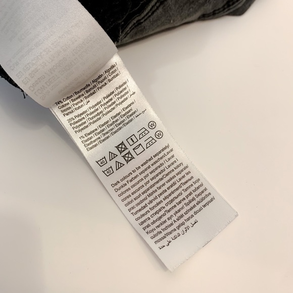 ASOS Jacqueline de Yong Vintage Gray Shorts Size 25 - Picture 7 of 7